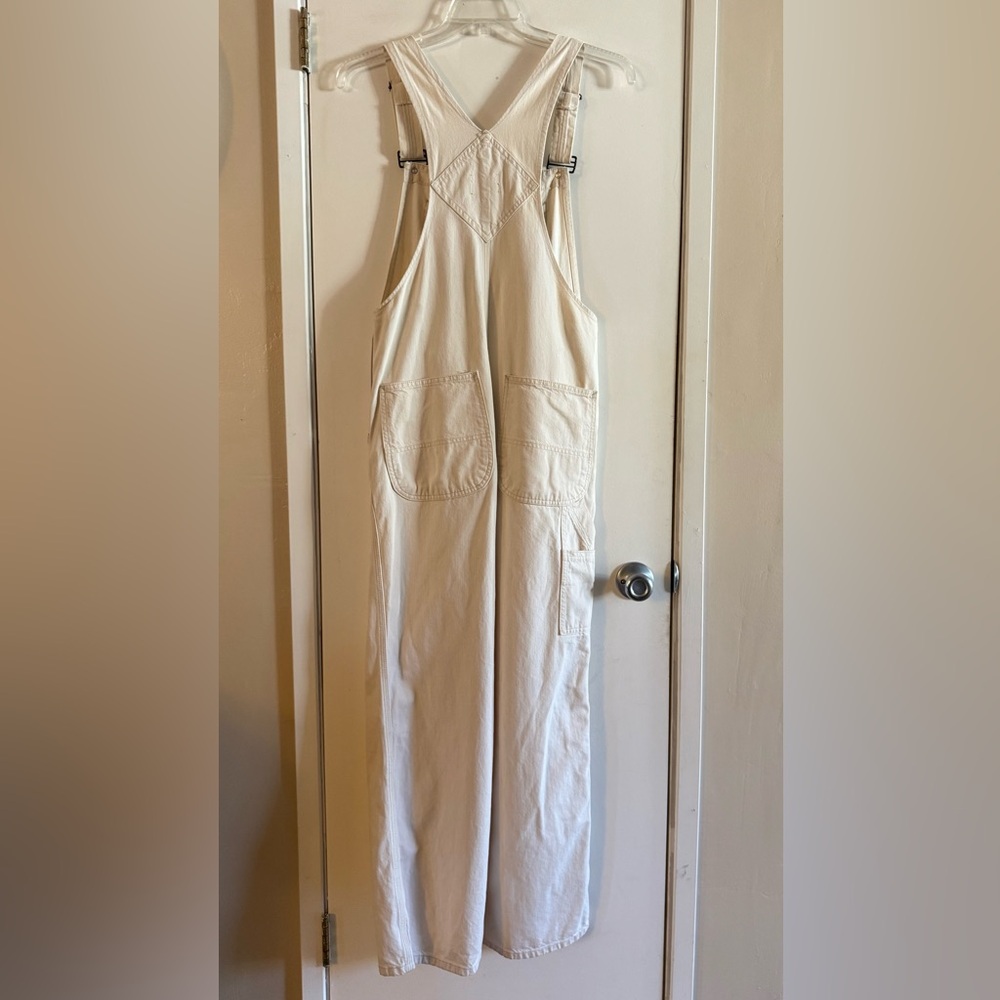 Doen Myrtle Overalls in Oatmilk - Picture 3 of 9